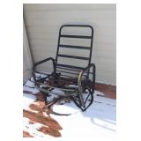 Metal Swivel Patio Rocker