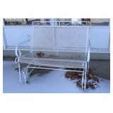 Wrought Iron Glider