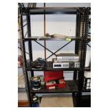 6'  Metal Shelf & Contents