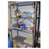 6'  Metal Shelf & Contents