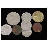 Sacagawea Dollar, Foreign Coins & Buffalo Nickel