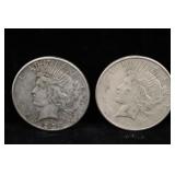 1923 S Silver Peace Dollars