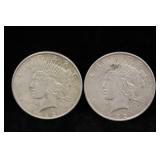 1922 D Silver Peace Dollars