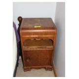 Walnut Veneer Night Stand