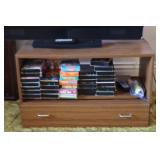TV Stand & VCR Tapes