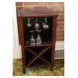 Wine Cabinet & Glasses