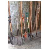 Shovels, Rakes, Potato Fork, Etc