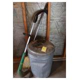 Trash Can &  Electric String Trimmer