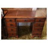 Antique Mahogony Kneehole Desk