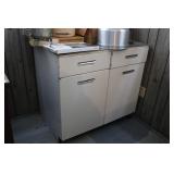 Vintage Metal Kitchen Cabinet
