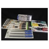 NIB Socket Set, Screwdrivers, Tin Snips & Woodwork