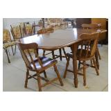 Kitchen Table w/4 Chairs &Leaves