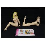 Cermaic Bathing Beauty & Cartoon Postcards