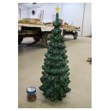 Ceramic 34' Christmas Tree w/ Lights