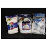 Briefs, T-shirts & Socks.