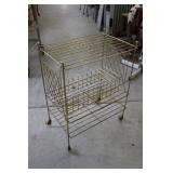 Vintage Metal Record Stand