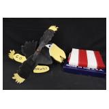US Flag & Iowa  Herky Whirly Bird