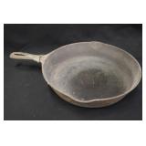 10 1/2' Unmarked Cast Iron Skillet