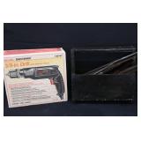Craftsman 3/8' Drill & Box of Files