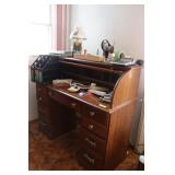 Knee Hole Desk & Office Supplies