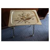 Vintage TV Tray on Wheels