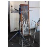 Shoe rack, Drying Rack & Mirror.