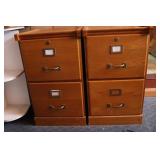 Wooden 2 Drawer Filing Cabinet