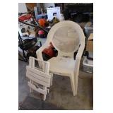 Poly Lawn Chair & Folding Table