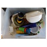 Assorted Plastic Dinnerware