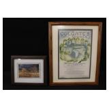 Framed Colgate's Advertisement