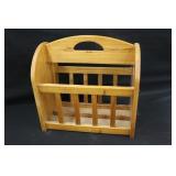 Wood Magazine Rack