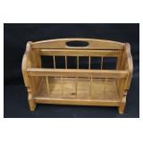 Wood Magazine Rack