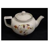 Hall's Jewel Tea Autumn Leaf Boston Teapot