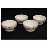 Hall's Jewel Tea Autumn Leaf Custard Cups