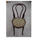 Bentwood Cafï¿½ Chair w/ Upholstered Seat