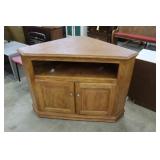 Oak Corner TV Cabinet