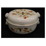 Hall's Jewel Tea Autumn Leaf  Covered Casserole