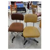 2 Rolling Desk Chairs