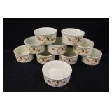 Jewel Tea Autumn Leaf  4' Souffle Bakers