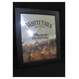 New Whitetails  Unlimited Framed Mirror