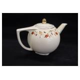 Hall's Jewel Tea Autumn Leaf Aladdin Shaped Teapot
