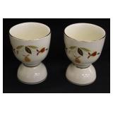 Hall's Jewel Tea Autumn  Leaf Double Egg Cups