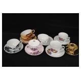 Decorative Tea Cups & Saucers