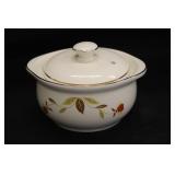 Hall's Jewel Tea Autumn Leaf Covered Onion Soup Bo