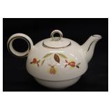 Hall's Jewel Tea Autumn Leaf Aladdin Shaped Teapot
