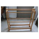 Oak Quilt Rack