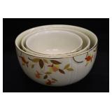 Hall's Jewel Tea Autumn Leaf  Nesting Bowls