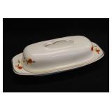 Hall's Jewel Tea Autumn Leaf Butter Dish