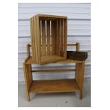 Books Shelf  & Crates