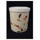 Jewel Tea Autum Leaf  6'  Tin Storage Canister